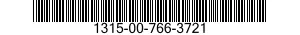 1315-00-766-3721 CARTRIDGE,3 INCH 50 CALIBER 1315007663721 007663721