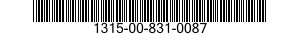 1315-00-831-0087  1315008310087 008310087