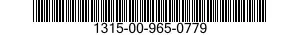 1315-00-965-0779  1315009650779 009650779