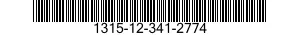 1315-12-341-2774 CARTRIDGE,120 MILLIMETER,PRACTICE 1315123412774 123412774