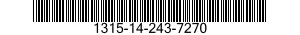 1315-14-243-7270 CARTRIDGE,100 MILLIMETER 1315142437270 142437270