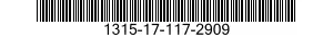 1315-17-117-2909 CARTRIDGE,120 MILLIMETER MORTAR 1315171172909 171172909