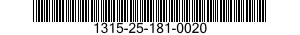 1315-25-181-0020  1315251810020 251810020
