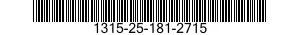 1315-25-181-2715  1315251812715 251812715
