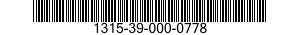 1315-39-000-0778 PROIECTIL, 85 MM 1315390000778 390000778