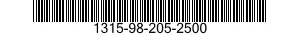 1315-98-205-2500 CASE,CARTRIDGE 1315982052500 982052500
