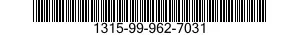 1315-99-962-7031  1315999627031 999627031