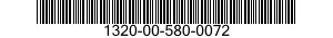 1320-00-580-0072  1320005800072 005800072