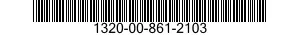 1320-00-861-2103 CAP,IGNITER PROTECTOR ASSEMBLY 1320008612103 008612103