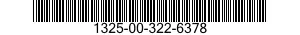 1325-00-322-6378 FIN ASSEMBLY,BOMB 1325003226378 003226378