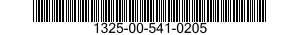 1325-00-541-0205  1325005410205 005410205