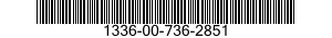 1336-00-736-2851  1336007362851 007362851
