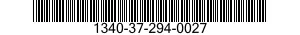1340-37-294-0027 IGNITER,ROCKET MOTOR 1340372940027 372940027