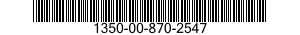 1350-00-870-2547  1350008702547 008702547