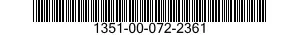 1351-00-072-2361  1351000722361 000722361
