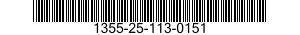 1355-25-113-0151 HOSE ASSEMBLY,METALLIC 1355251130151 251130151