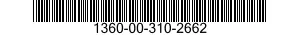1360-00-310-2662  1360003102662 003102662