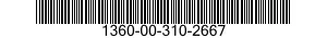 1360-00-310-2667  1360003102667 003102667