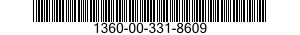 1360-00-331-8609 COVER 1360003318609 003318609