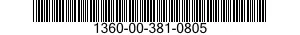 1360-00-381-0805 RETAINER 1360003810805 003810805