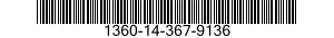 1360-14-367-9136 MISE DE FEU,INERTE 1360143679136 143679136