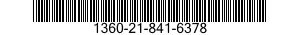 1360-21-841-6378  1360218416378 218416378
