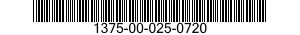 1375-00-025-0720  1375000250720 000250720