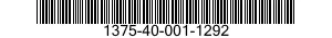 1375-40-001-1292 ADAPTER,SHOCK TUBE 1375400011292 400011292