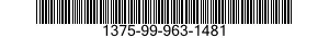 1375-99-963-1481  1375999631481 999631481