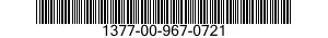 1377-00-967-0721  1377009670721 009670721