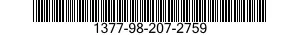 1377-98-207-2759 DETONATOR,ELECTRIC 1377982072759 982072759