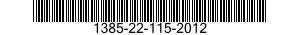 1385-22-115-2012 CABLE ASSEMBLY,SPECIAL PURPOSE,ELECTRICAL 1385221152012 221152012