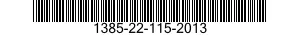 1385-22-115-2013 CABLE ASSEMBLY,SPECIAL PURPOSE,ELECTRICAL 1385221152013 221152013