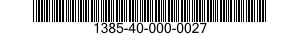 1385-40-000-0027 TOOL KIT,EXPLOSIVE ORDNANCE DISPOSAL 1385400000027 400000027