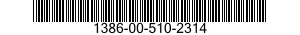 1386-00-510-2314  1386005102314 005102314