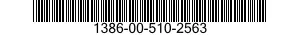 1386-00-510-2563  1386005102563 005102563