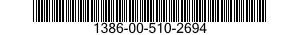 1386-00-510-2694  1386005102694 005102694