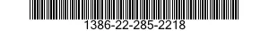 1386-22-285-2218 SHAFT 1 1386222852218 222852218