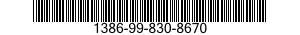 1386-99-830-8670 HOSE CLAMP BRACKET 1386998308670 998308670