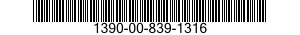 1390-00-839-1316 FUZE AND ADAPTER ASSEMBLY,PROJECTILE 1390008391316 008391316