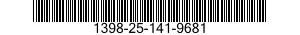 1398-25-141-9681 FIBER ROPE ASSEMBLY,SINGLE LEG 1398251419681 251419681