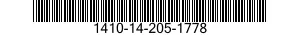 1410-14-205-1778  1410142051778 142051778