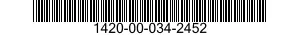 1420-00-034-2452  1420000342452 000342452