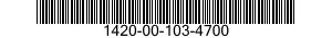 1420-00-103-4700  1420001034700 001034700