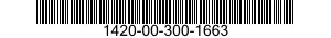 1420-00-300-1663  1420003001663 003001663