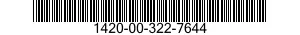 1420-00-322-7644  1420003227644 003227644