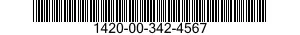 1420-00-342-4567  1420003424567 003424567