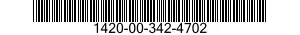 1420-00-342-4702 SEMICONDUCTOR DEVICE,DIODE 1420003424702 003424702