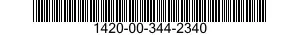 1420-00-344-2340 CONTROL SURFACES KIT,GUIDED MISSILE 1420003442340 003442340