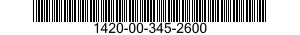 1420-00-345-2600  1420003452600 003452600